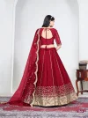 Red Colour Mehvish Vol 36 By Dani Creation Art Silk Mirror Work Embroidered Lehenga Choli 3064